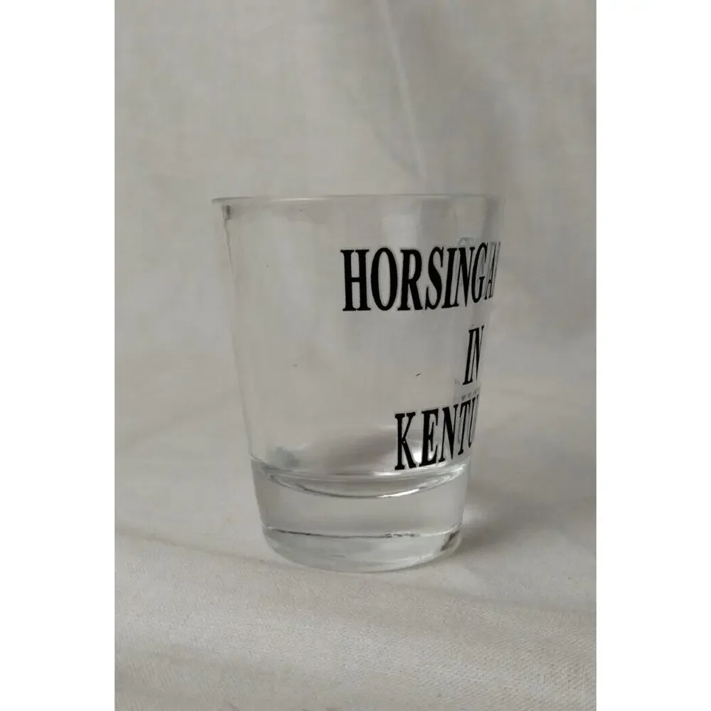 Horsing Around In Kentucky Shot Glass - Collectible Shotglass